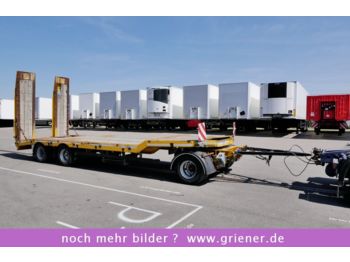 Low loader trailer Schwarzmüller TÜ 30/100 8200 mm BLATT / FEDERRAMPEN BAGGER: picture 1