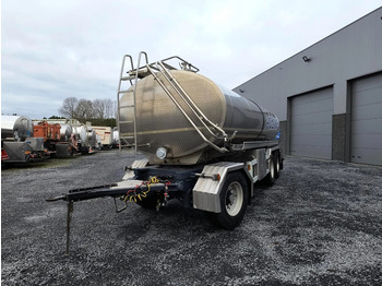 Magyar 3 AXLES - INSULATED STAINLESS STEEL TANK 17000L 1 COMP - Tanker trailer