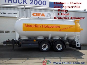 Spitzer Spitzer 25m³ Silo für Pellets Staub-Riesel-Waage - Tanker trailer