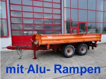 Blomenröhr 13,5 t Tandemkipper mit Alu  Rampen - Tipper trailer