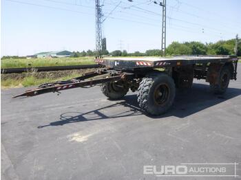 Dropside/ Flatbed trailer Twin Axle Drag Trailer: picture 1