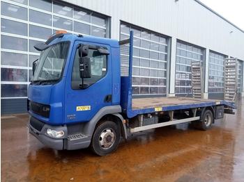 Dropside/ Flatbed truck for transportation of heavy machinery 2005 DAF LF45-150: picture 1