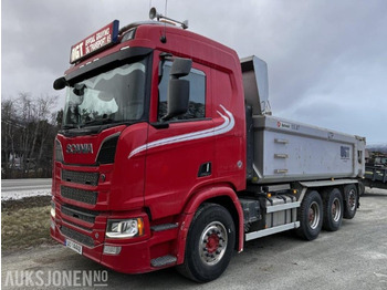 Tipper 2019 Scania R580 8x4 tridem med navreduskjon: picture 1