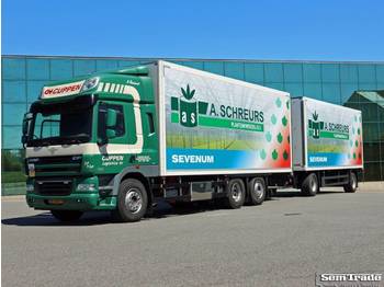 Box truck DAF DAF FAN CF85.410 E5 SPACE CAB E5 COMBINATION