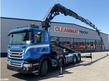 Scania R 490 8x4 Euro 6 HMF 50 Tonmeter laadkraan + Fly-Jib - Cable system truck