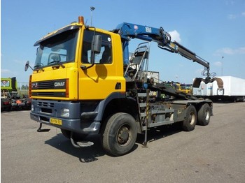 Ginaf 3333 6x6 nch kabel kraan - Container transporter/ Swap body truck