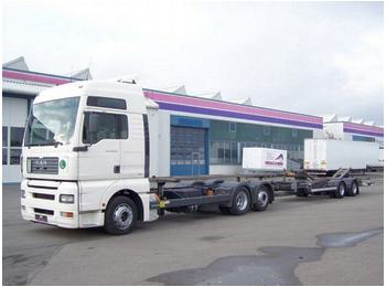 MAN LKW BDF JUMBO 26.413 FLLS 7,82 kompl zug - Container transporter/ Swap body truck