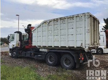 Hook lift truck DAF CF85 6x4 w/Crane: picture 2