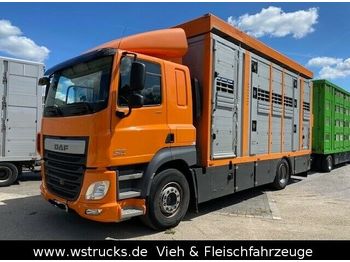 Livestock truck DAF CF 410 Menke Doppelstock , Hubdach: picture 1