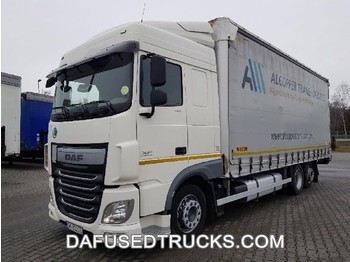 Curtain side truck DAF FAR XF460: picture 1