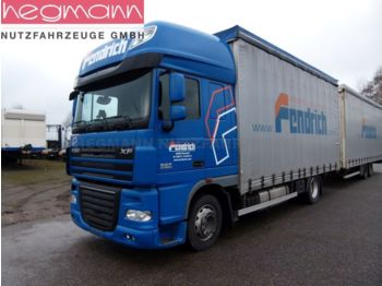 Curtain side truck DAF XF105.410SSC, Intarder, Jumbo 120 m³, DE: picture 1