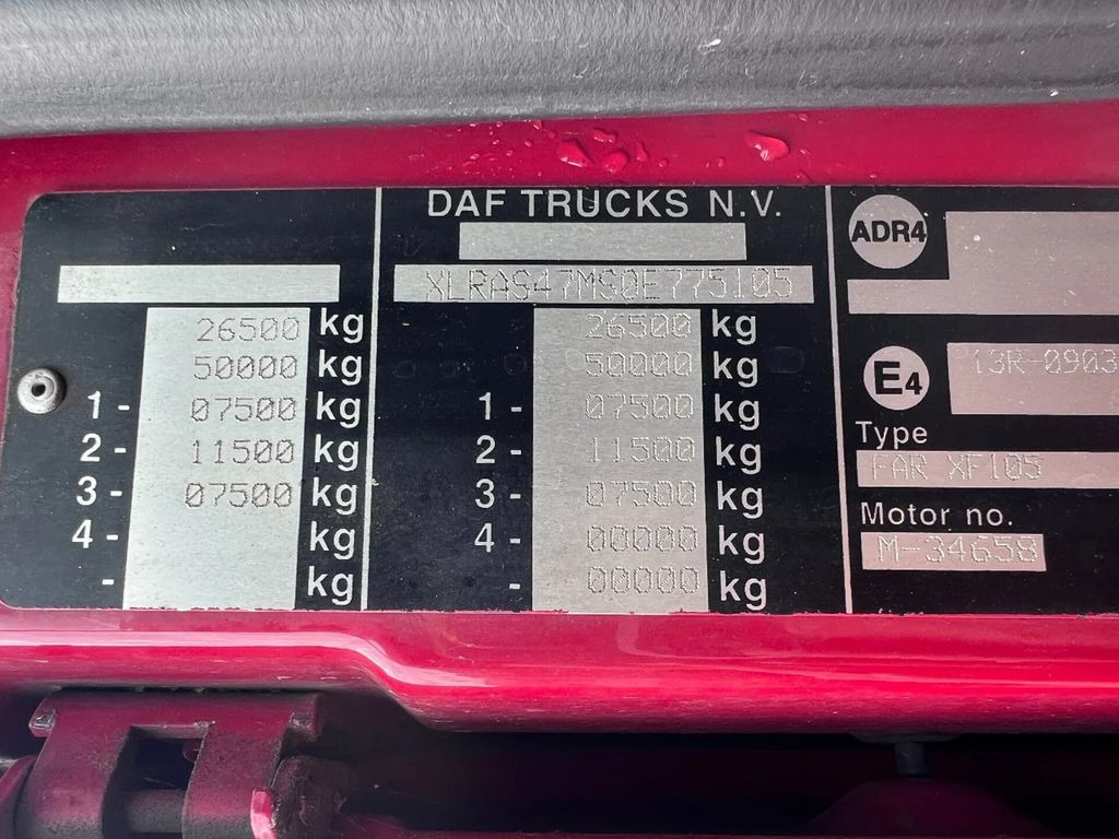 Refrigerator truck DAF XF 105.410 SSC 6X2 EURO 5 + FLIEGL 2 AXLE: picture 8