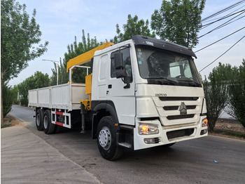 Crane truck for transportation of bulk materials HOWO 371HP CRANE TRUCK: picture 2
