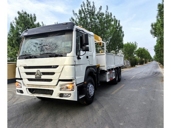 Crane truck for transportation of bulk materials HOWO 371HP CRANE TRUCK: picture 3