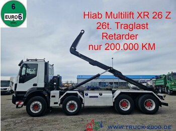 Hook lift truck Iveco AD 340T45 8x4 Hiab-Multilift Retarder nur 200TKM: picture 1