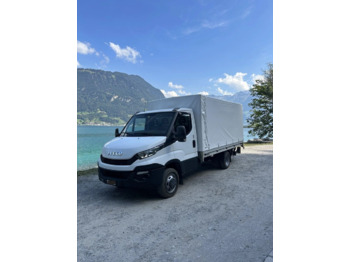 IVECO Daily 50 C 15 Curtain side + tail lift - Curtain side truck: picture 1