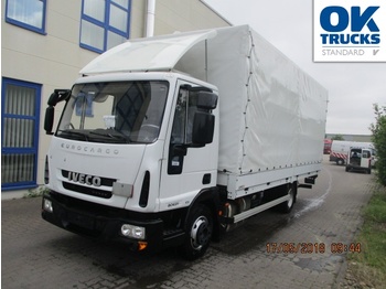 Curtain side truck IVECO Eurocargo ML80E21/P Euro6 Klima AHK Luftfeder ZV: picture 1