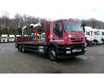 Crane truck, Dropside/ Flatbed truck Iveco AD260S31Y 6x2 RHD + Hiab 144 DLS-2 Pro: picture 2