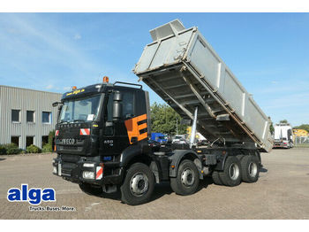Tipper Iveco AD340T45 8x4/Dautel 3 Seitenkipper/5,6 m. lang: picture 1