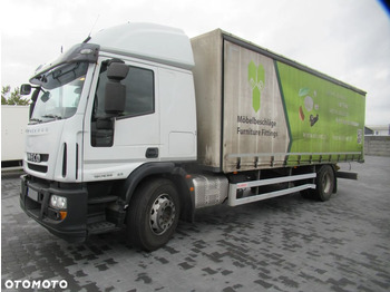 Curtain side truck IVECO EuroCargo 180E