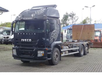 Container transporter/ Swap body truck Iveco Stralis 420 6x2 / LBW / Klima / Retarder: picture 1