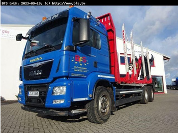 MAN TGS 26.500 6x4H-4BL Kurzholz  - Logging truck