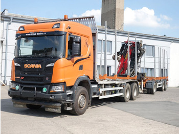 Scania G500 6x4  Palfinger + Umikov  - Logging truck