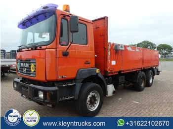 Dropside/ Flatbed truck MAN 26.410 6x4 full steel: picture 1
