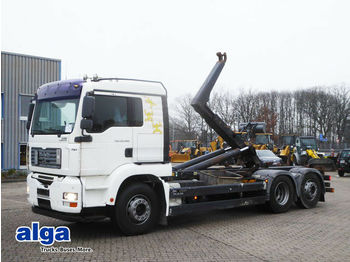 Hook lift truck MAN 26.480 BL TGA, 6x2, Meiller RK 20.65: picture 1