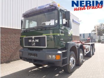 Container transporter/ Swap body truck MAN 41.403 Silent 8x4R Euro 2 Manual / BIG axles / Steelsuspension: picture 1