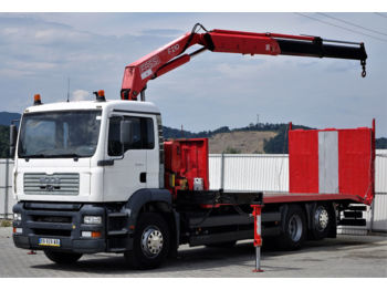 Autotransporter truck MAN TGA 26.360 Autotransporter + Kran  *6x4!: picture 1