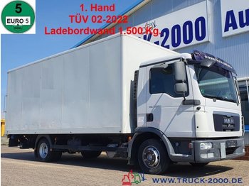 Box truck MAN TGL 7.180 Alukoffer + LBW 1.5t. TÜV 2022 1.Hand: picture 1