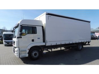 Curtain side truck MAN TGM 18.320 LX, Tautliner 7,3m,  LBW, Mietkauf möglich: picture 1