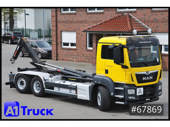 Hook lift truck MAN TGS 28.420, Hiab XR 21S, Lenk+ Lift: picture 1