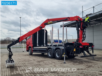 New Logging truck, Crane truck MAN TGS 33.510 6X4 NEW! Palfinger Epsilon Q150Z96 Retarder Euro 6: picture 5
