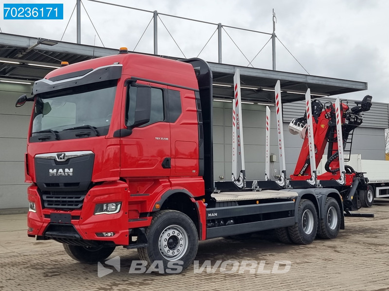 New Logging truck, Crane truck MAN TGS 33.510 6X4 NEW! Palfinger Epsilon Q150Z96 Retarder Euro 6: picture 11