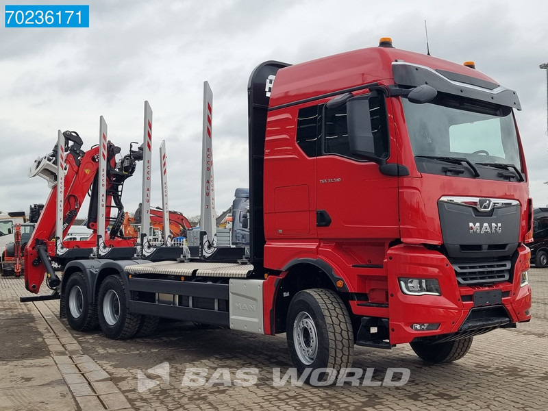 New Logging truck, Crane truck MAN TGS 33.510 6X4 NEW! Palfinger Epsilon Q150Z96 Retarder Euro 6: picture 14