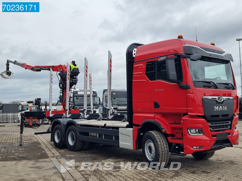 New Logging truck, Crane truck MAN TGS 33.510 6X4 NEW! Palfinger Epsilon Q150Z96 Retarder Euro 6: picture 8