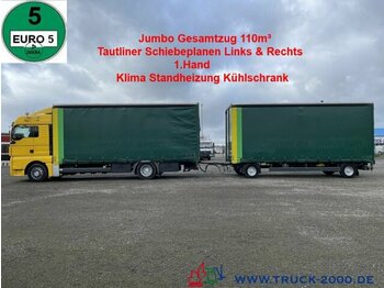 Curtain side truck MAN TGX 18.360