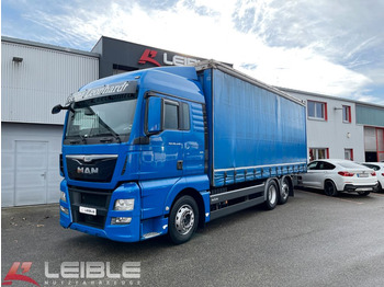 MAN TGX 26.440 6x2-2LL Festaufbau / Motor überholt!  - Curtain side truck: picture 1