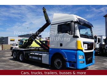 Hook lift truck, Crane truck MAN TGX 26.440 XLX BL*Retarder/Schub+Knick/Lift+Lenk: picture 1