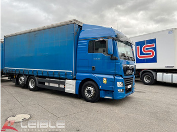 MAN TGX 26.460 6x2 / Intarder / Bordwand Festaufbau  - Curtain side truck: picture 3