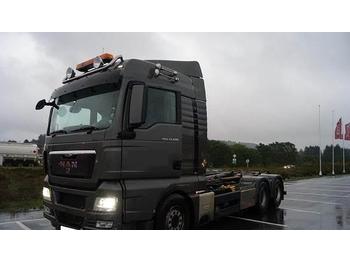 Skip loader truck MAN TTGX 33.680 6x4 krokløft: picture 1