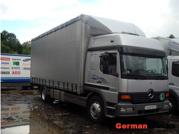 Curtain side truck MERCEDES 1228 Atego Mega Space: picture 1