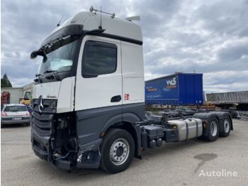 Container transporter/ Swap body truck MERCEDES-BENZ ACTROS 2545L Big/Space: picture 1