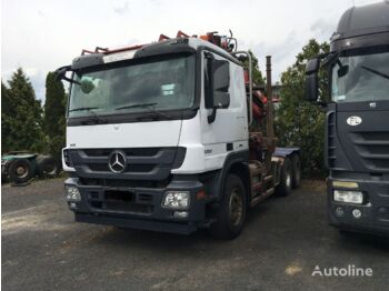 Logging truck, Crane truck MERCEDES-BENZ Actros 33-55 6x4 Resor V 8 [ Copy ]: picture 1