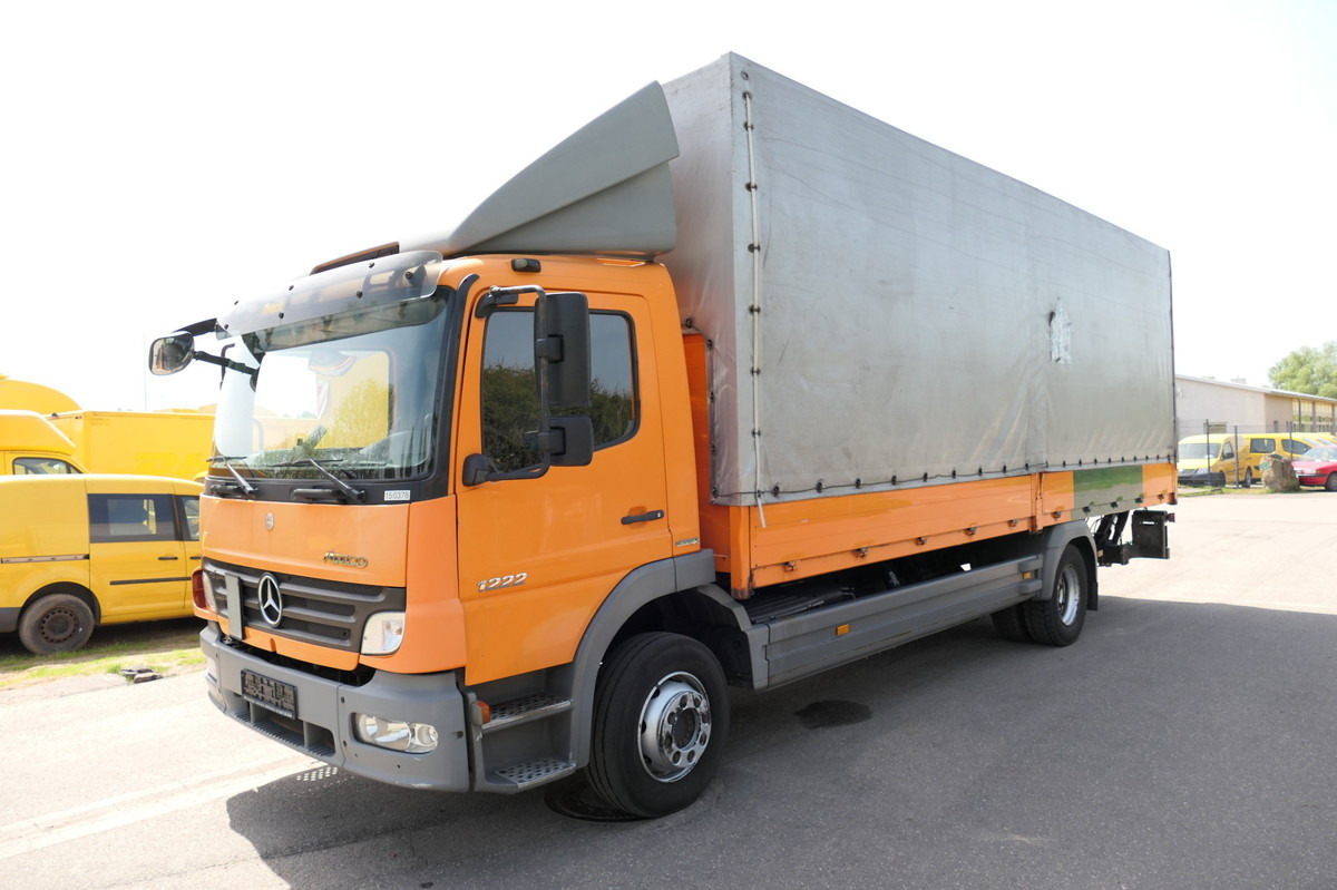 Curtain side truck MERCEDES-BENZ Atego 1222 LBW KLIMA: picture 2