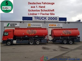 Tanker truck Mercedes-Benz 2544 46m³ Lindner Fischer Pellets Staub Riesel: picture 1