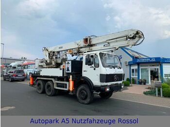 Crane truck, Mobile crane Mercedes-Benz 2628 Autokran 6x4 Montagekran MKG: picture 1