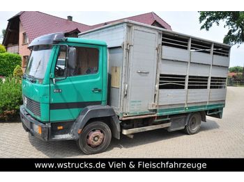 Livestock truck for transportation of animals Mercedes-Benz 814 mit Kaba Aufbau: picture 1
